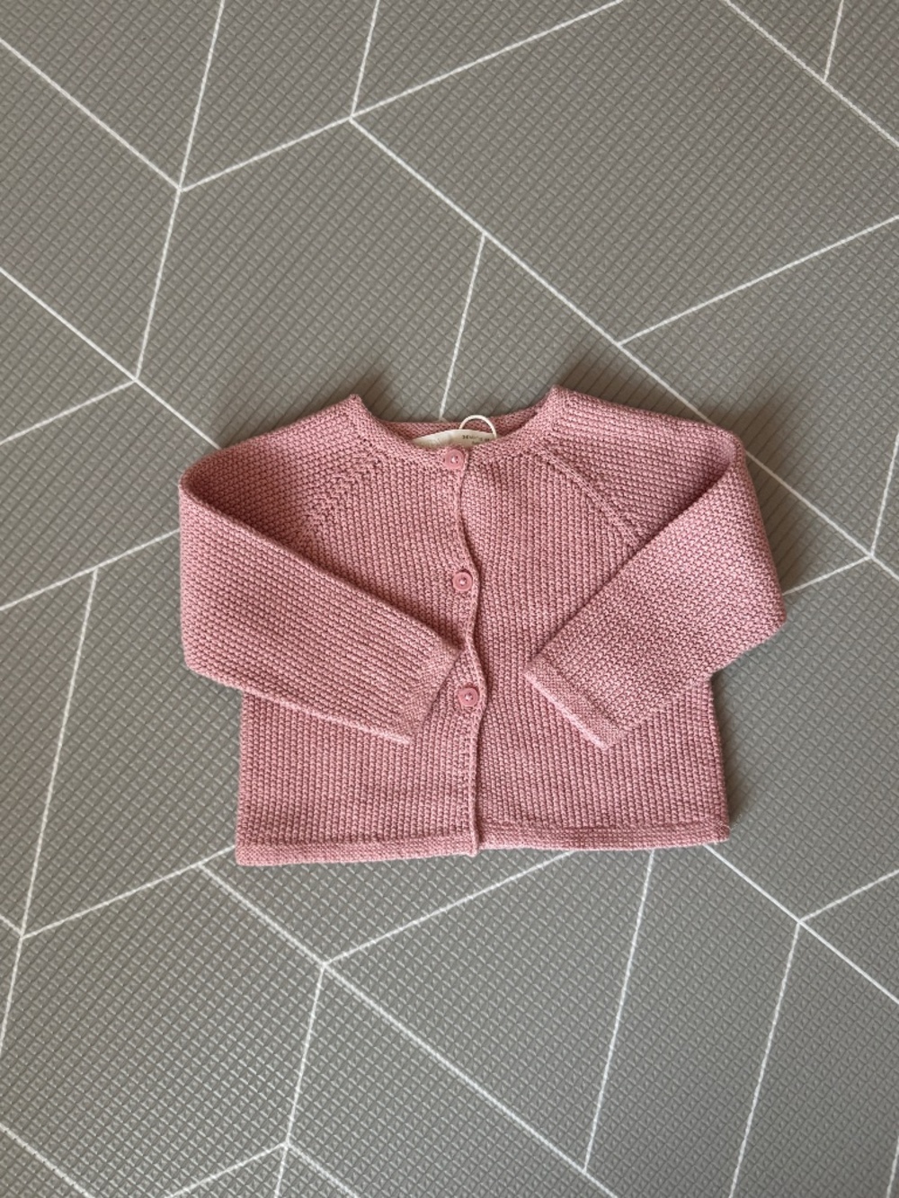 Zara pink knit sweater for baby